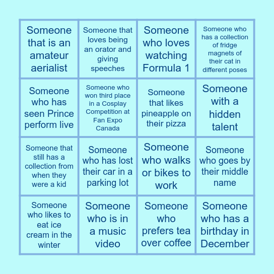 PDSM End-of-Year Celebration BINGO Card