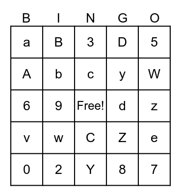 Kerst Bingo 2025 Bingo Card