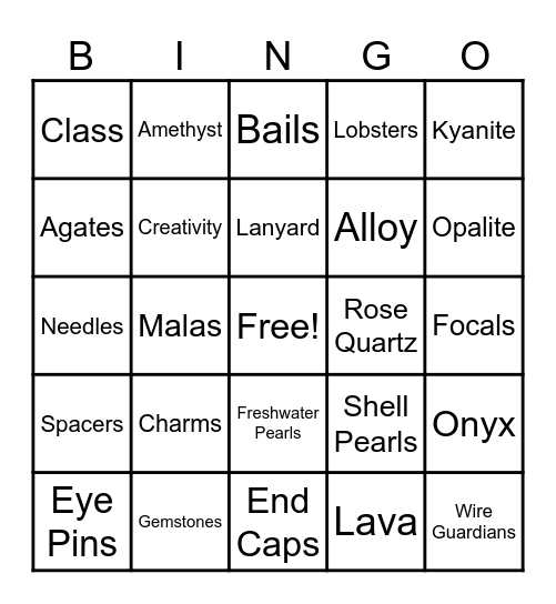 BD Post Xmas Party Bingo Card