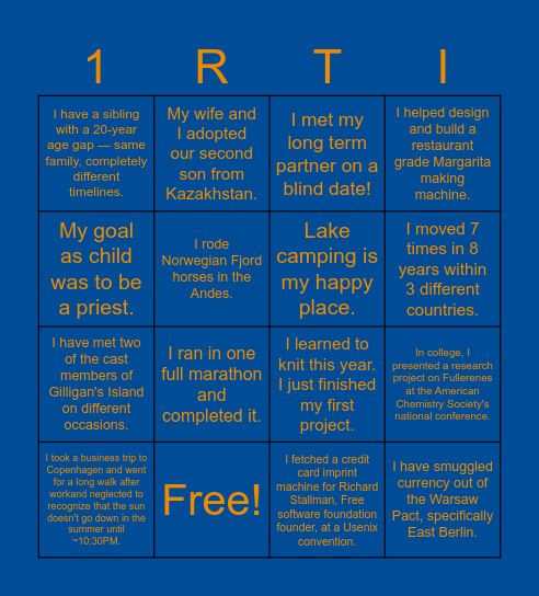 Commercial Sales EOY Bingo Card