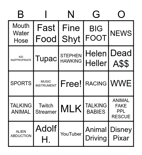 SORA AI Bingo (by InternetCity Bingo Card