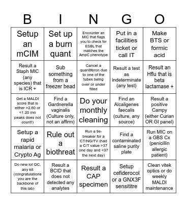 Micro Xmas 2025 Bingo Card