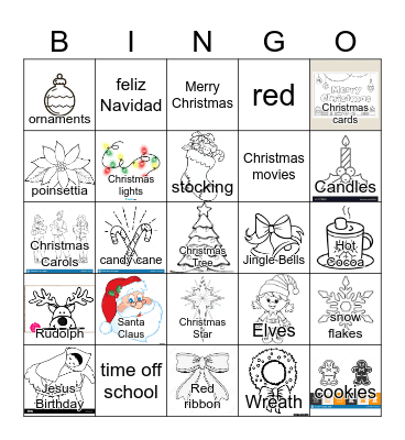 Christmas BINGO Card