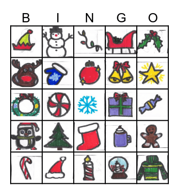 Christmas Bingo Card