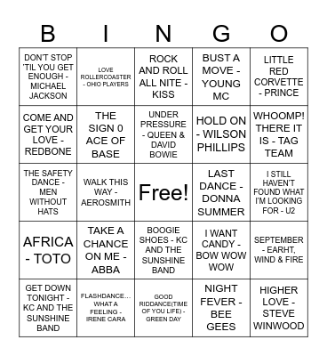 GOOD MIX 5 Bingo Card