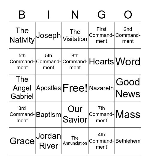 Printable Bible Bingo Questions And Answers Martin Printable Calendars