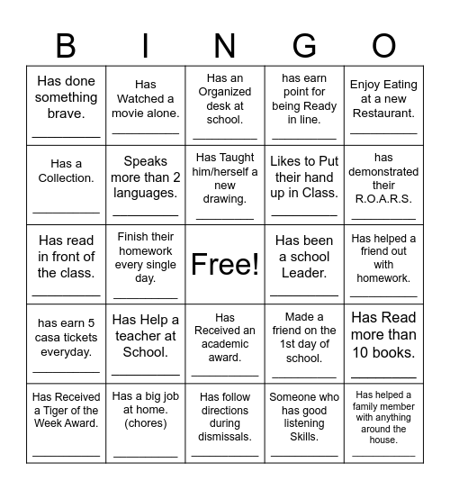 LEADERSHIP BINGO Card