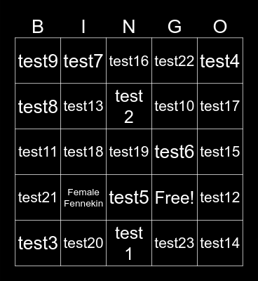 AshyMuted 2026 Shiny Bingo test Bingo Card
