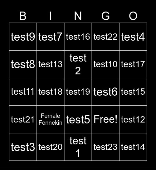AshyMuted 2026 Shiny Bingo test Bingo Card