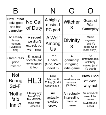 Optimism Bingo Card