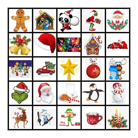 Christmas Bingo Card