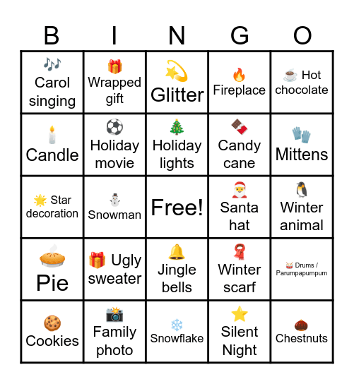 FSYR Bingo Banaza Bingo Card
