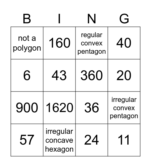 Unit 4 Review Bing Bingo Card