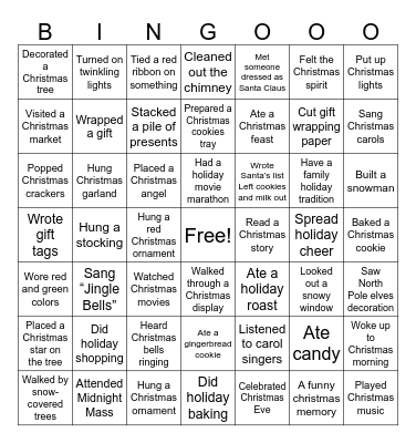 ABI Bingoooooo! Bingo Card