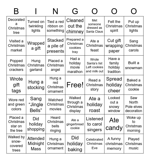 ABI Bingoooooo! Bingo Card