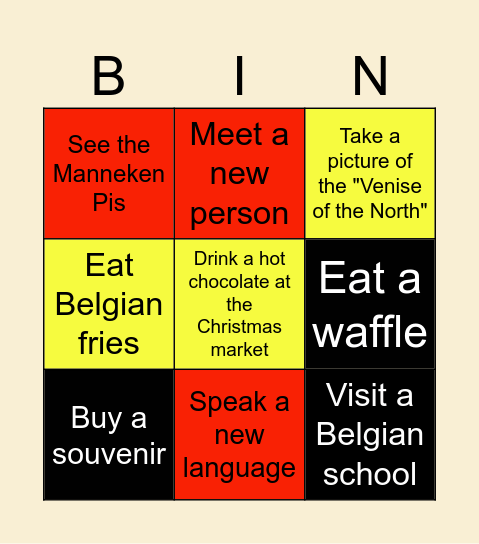 BIP Bingo Card