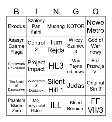 Gryslaw TGA 2025 v1 Bingo Card