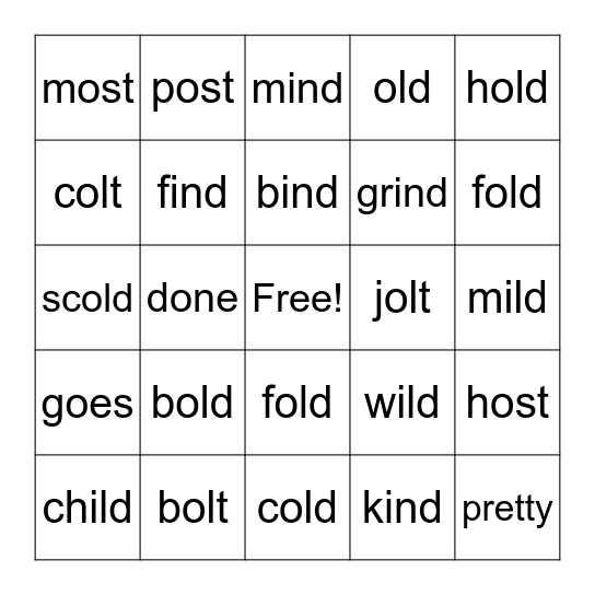 Unit 3 BINGO Card