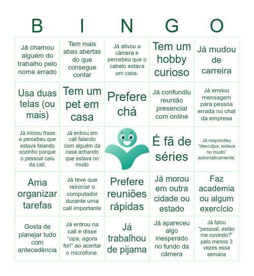 orienteme Bingo Card