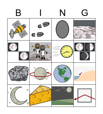 Moon Bingo Card