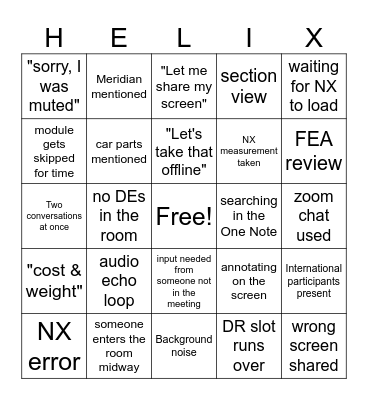 DR Bingo2 Bingo Card
