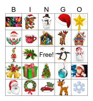 Christmas Bingo Card