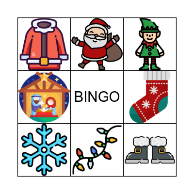 Weihnachts-Bingo Card