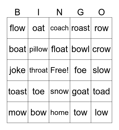 O - Teams Bingo Card