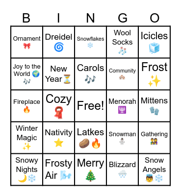 FSYR Bingo Bonanza Bingo Card