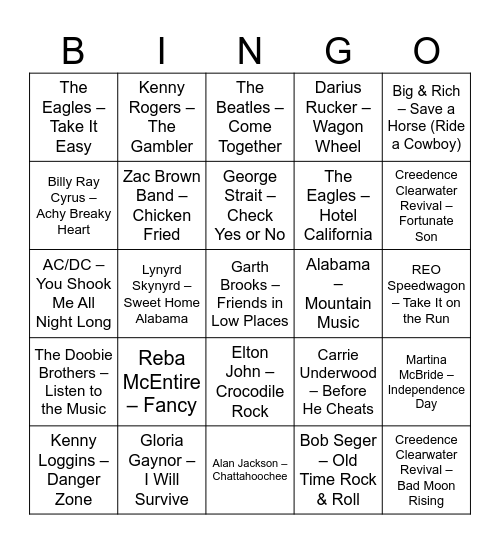Seller's market sounds Bingo Card