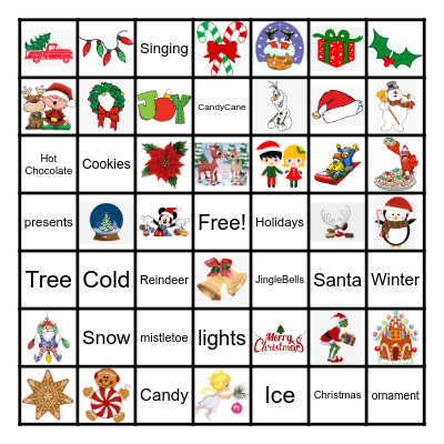 Christmas Bingo Card