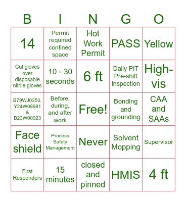 2025 EHS Christmas Committee Bingo Card