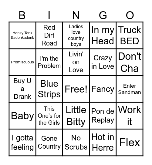 Ashley's Birthday Bingo Card
