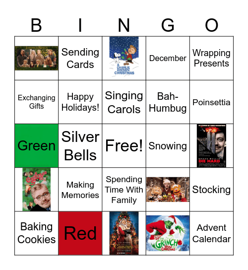 Rebel Bingo - Holiday Edition Bingo Card
