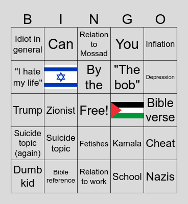 Internet Bingo Card