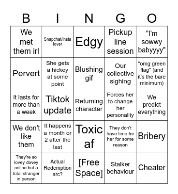It's That Time Again Bingo Card