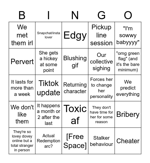 It's That Time Again Bingo Card