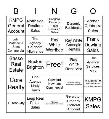 Hastings+co Bingo Card