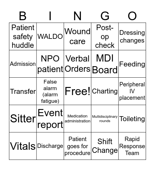 UNITE BINGO  Bingo Card