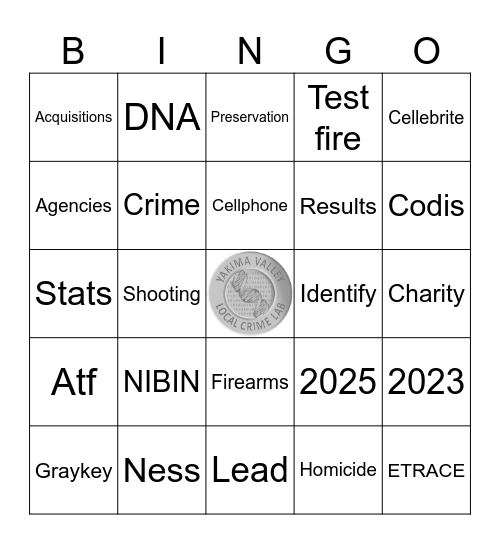 YVLCL Bingo Card
