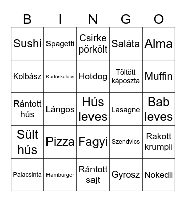 Étel Bingo Card