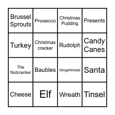 HRPP Christmas Bingo Card