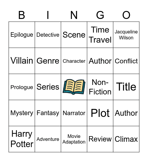 BOOK Bingo Card