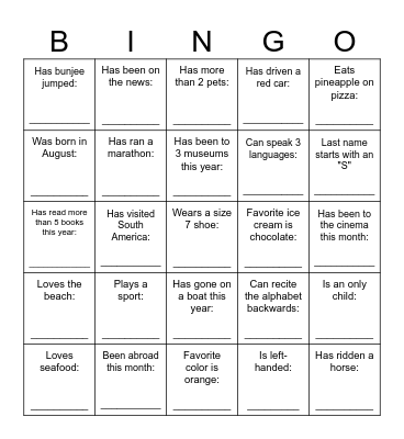 ECA Christmas Bingo! Bingo Card