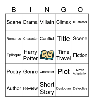 BOOK Bingo Card