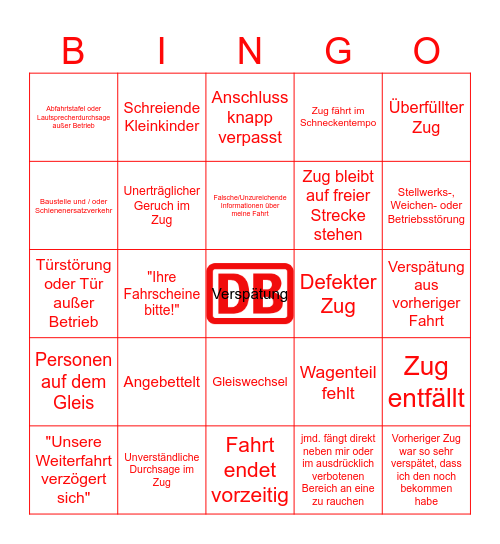 DB-Bingo Card