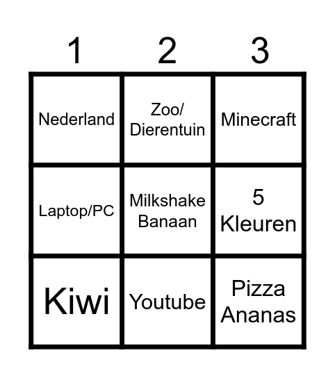 Infinite Craft Bingo Card