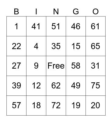 Iron Gate Collective Holiday Party Bingo Card