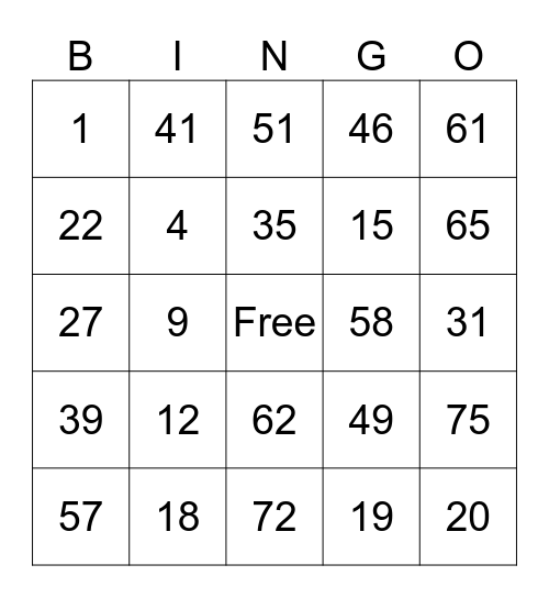 Iron Gate Collective Holiday Party Bingo Card