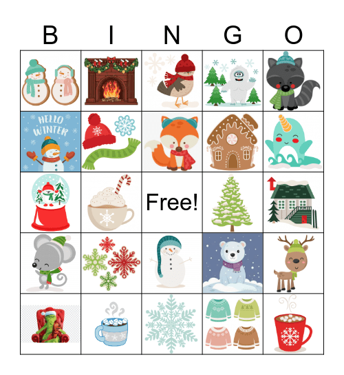 Winter BINGO Card